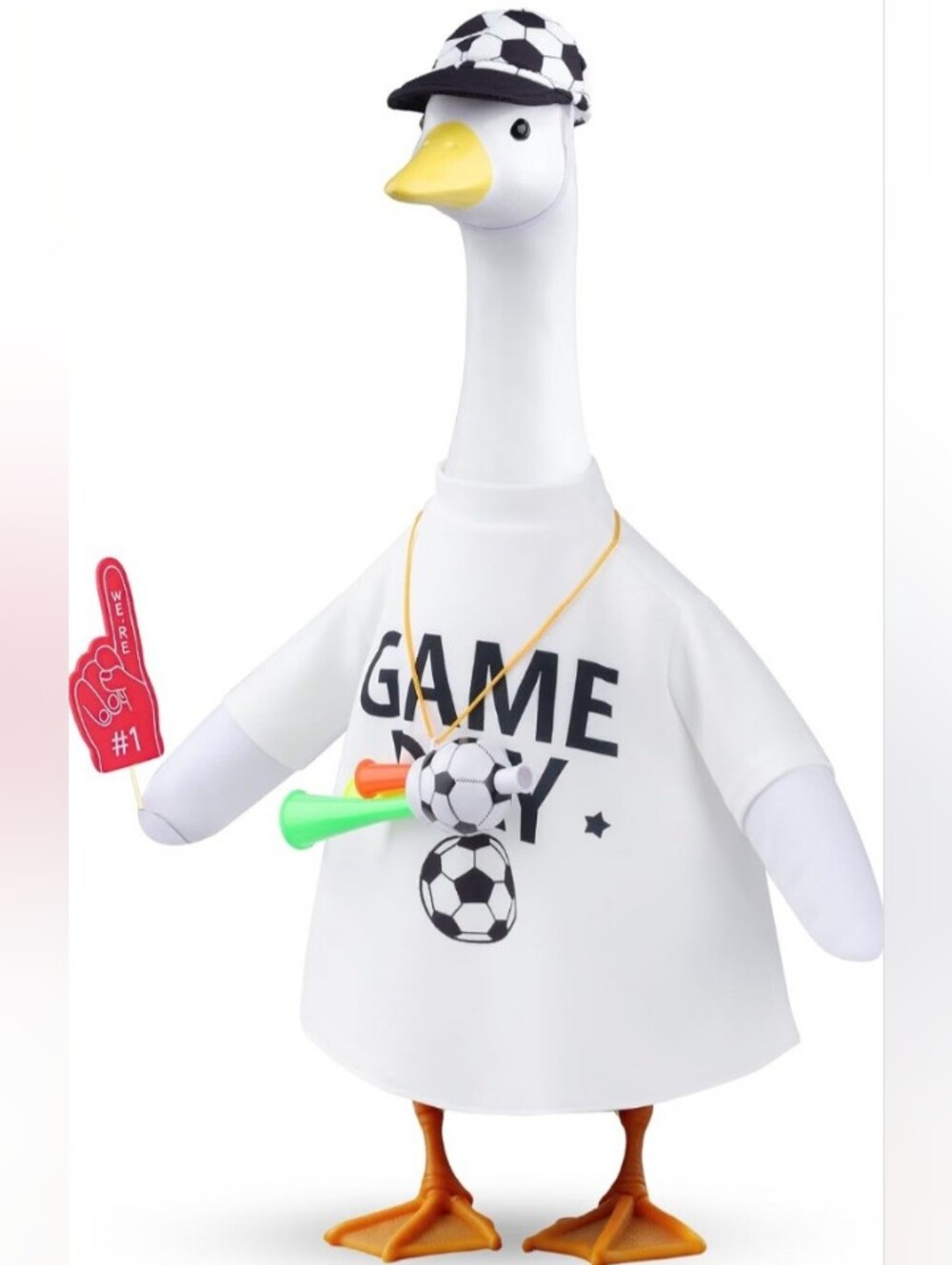 2026 Soccer Cup Fan Porch Goose Outfit 23” Game Day Costume Outdoor Decor